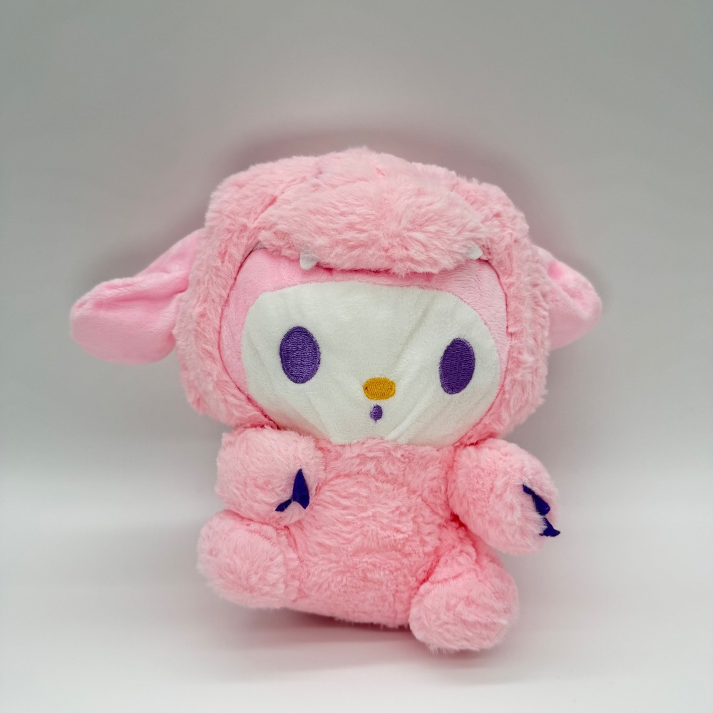 Sanrio My Melody Monster Plush Pink Kawaii Stuffed Animal 7 Inch Kaiju Costume